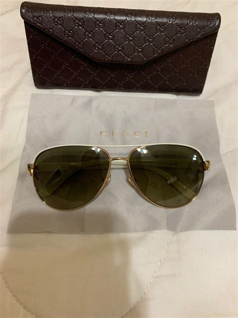 gucci ladies aviator sunglasses|gucci sunglasses ray ban style.